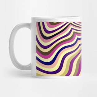 Colourful Striped Background Design Mug